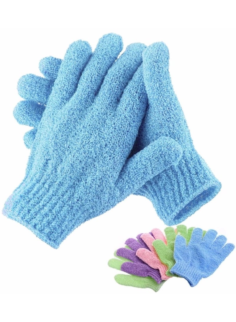 Exfoliating Gloves Premium Double-Sided Bath Scrub for Body, Dead Skin Cell Remover, Spa Massage Skin Exfoliator, Shower Accessories for Women & Men  - Image 1