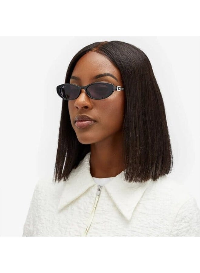 GUCCI نظارات شمسية سوداء على شكل عين القط للنساء، GG1680S 002 حجم 52 - Image 5