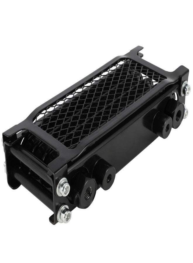 USTPO Motorcycle Oil Cooler Cooling Radiator Engine Kit Universal for CRF XR KLX 50 70 90 110 125 140cc SSR Taotao Coolster Kayo Dirt Pit Bike ATV Black - Image 2