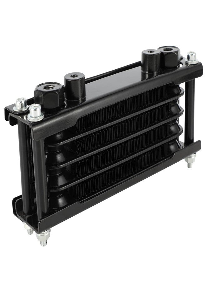USTPO Motorcycle Oil Cooler Cooling Radiator Engine Kit Universal for CRF XR KLX 50 70 90 110 125 140cc SSR Taotao Coolster Kayo Dirt Pit Bike ATV Black - Image 5