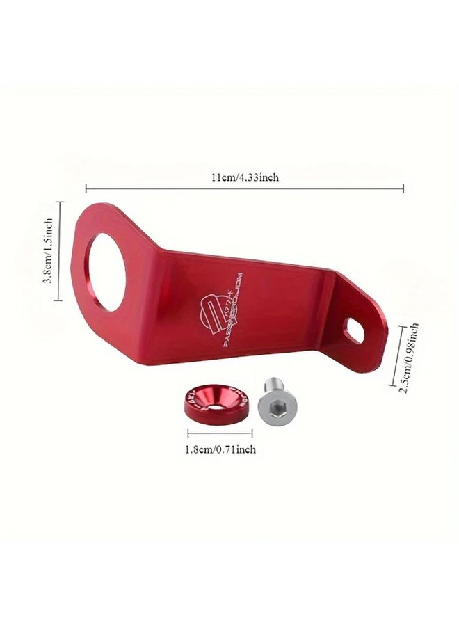 Purple Aluminum Radiator Stay Bracket Bolt Kit For Honda Civic EG 1992 1995 - Image 2
