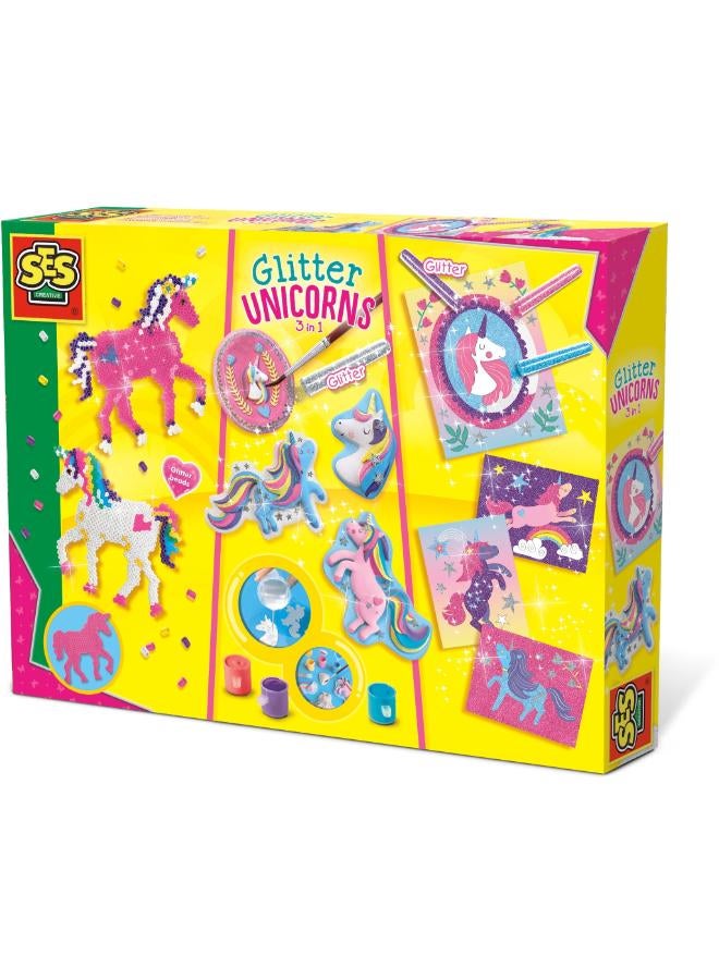 Ses Glitter Unicorns 3 In 1