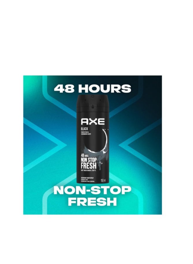 أكس عبوتين من أكس مزيل عرق برائحة الكمثرى المجمدة وخشب الأرز الأسود 150 مل - Image 5