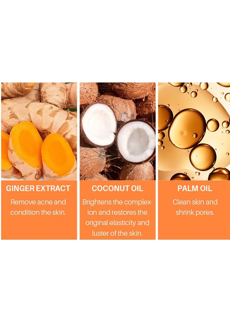 Soft Turmeric With Honey Soap Smooth, Soft And Radiant Skin, cleans pores/hydrates and moisturizes - Image 3