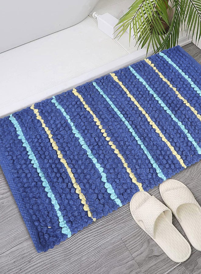 Status Contract Multi-Strip Door Floor Mat (Blue), 38 X 58 Cm  - Image 1