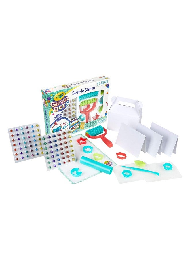 Crayola 04 0704 Glitter Dots Sparkle Station Craft Kit, Gift for Kids Age 6+ - Image 1