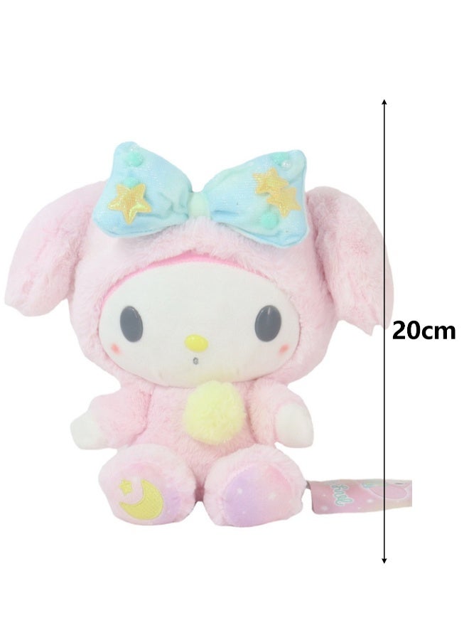 (My Melody)20cm Pajamas with Hat Cute Plush Toy Doll Birthday Gift - Image 2