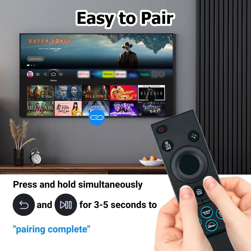 ARCSTILL BN59-01388A Remote Compatible with Samsung Crystal 4K UHD CU7000 DU7200 Series Smart TV, Universal Bn59 Remote Control for All Samsung Smart QLED NEO LED 8K TVs, Universal for BN59-01388H BN59-01457A - Image 3