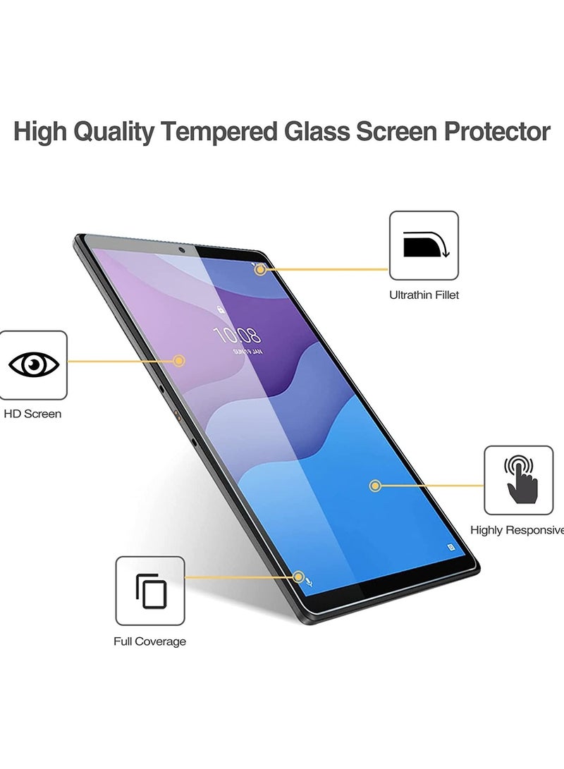 Procases [2 Pack] ProCase Screen Protector for Lenovo Tab M10 HD 2nd Gen (TB-X306X) / Smart Tab M10 HD 2nd Gen (TB-X306F) 10.1 Inch 2020 Release, Tempered Glass Screen Film Guard Screen Protector –Clear - Image 4