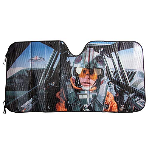 Plasticolor 003702R01 Star Wars Snow Speeder Accordion Style Front Windshield Sunshade - Image 2