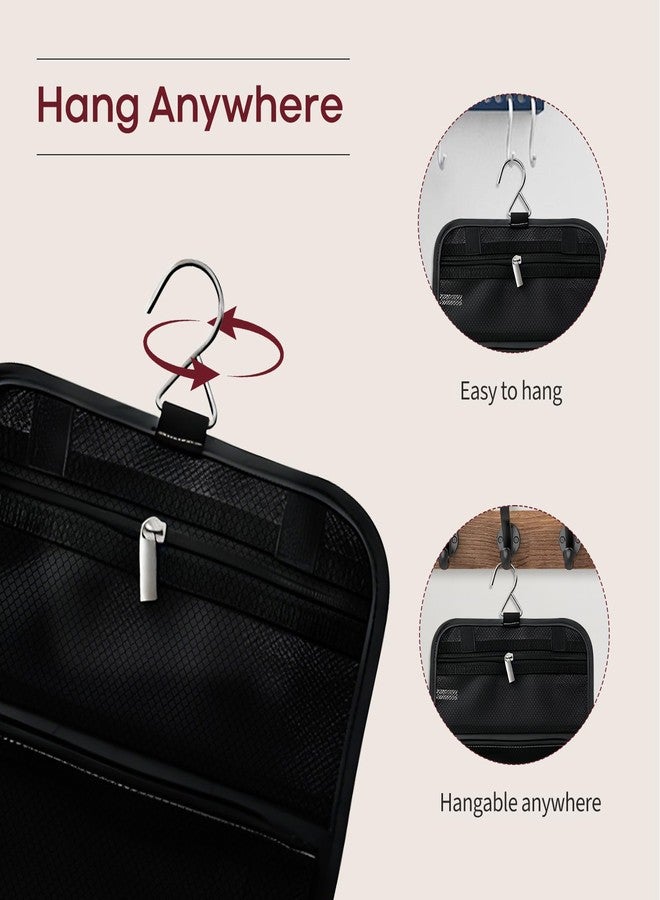 DERAYMI Ostomy Colostomy Travel Bag, Hanging Ostomy Supplies Bags with Hook, Accessory Storage Bags Pouch for Colostomy Toiletries Makeup (Black) - Image 5