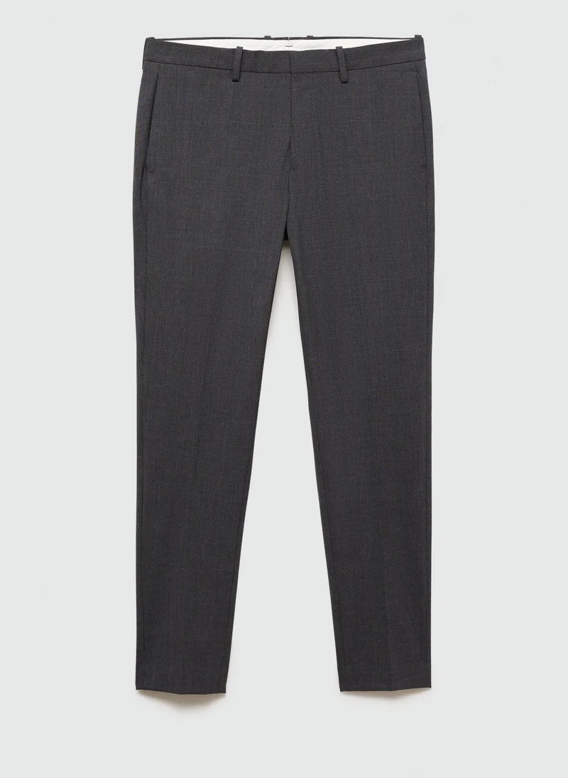 مانجو مان Stretch Fabric Super Slim Fit Suit Trousers