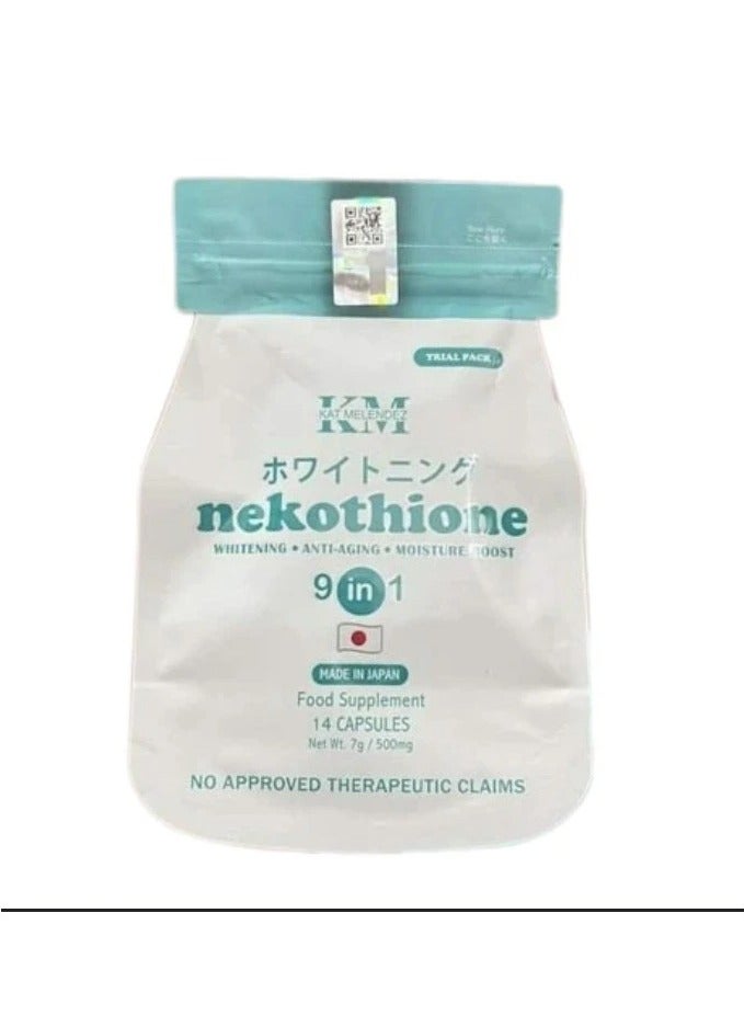 KM Nekothione 9 in1 for skin whitening with glutathione 14 Caps