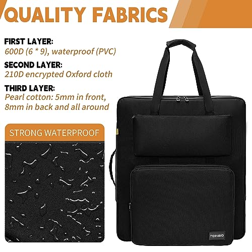 TORIBIO Solar Panel Travel Bag, Padded Portable Solar Panel Storage Bag Compatible with Jackery SolarSaga 100W, Water-resistant Protective Carrying Pocket Case for Outdoor Camping Travel - Image 3