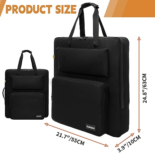 TORIBIO Solar Panel Travel Bag, Padded Portable Solar Panel Storage Bag Compatible with Jackery SolarSaga 100W, Water-resistant Protective Carrying Pocket Case for Outdoor Camping Travel - Image 2