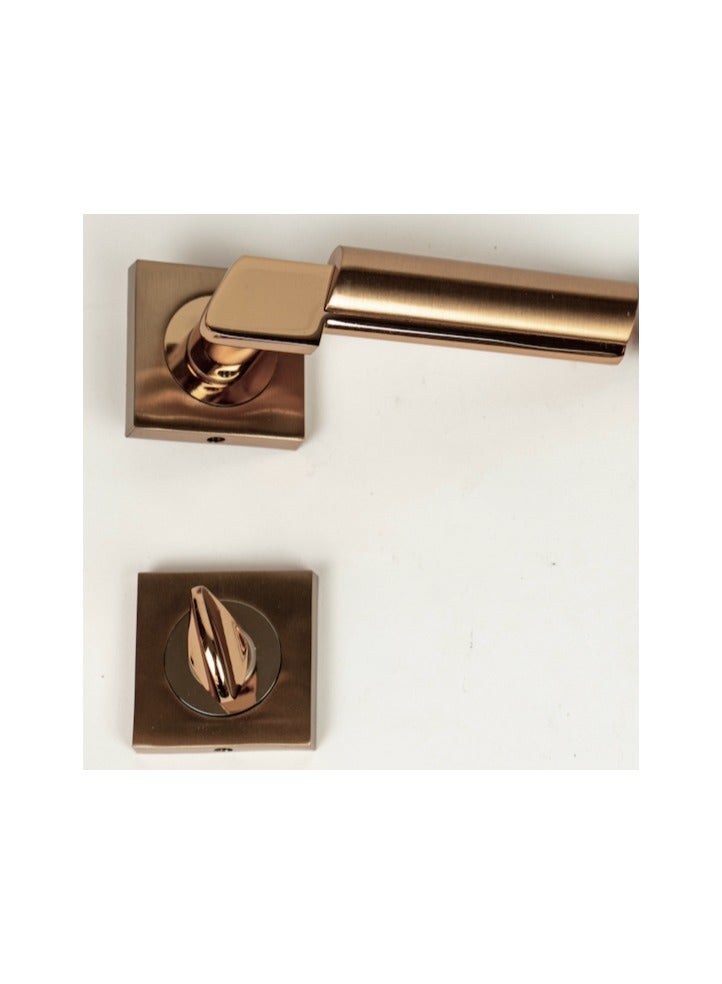 Siag Linda Rosetta Bathroom Door Handle - Image 1