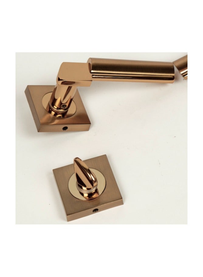 Siag Linda Rosetta Bathroom Door Handle - Image 2