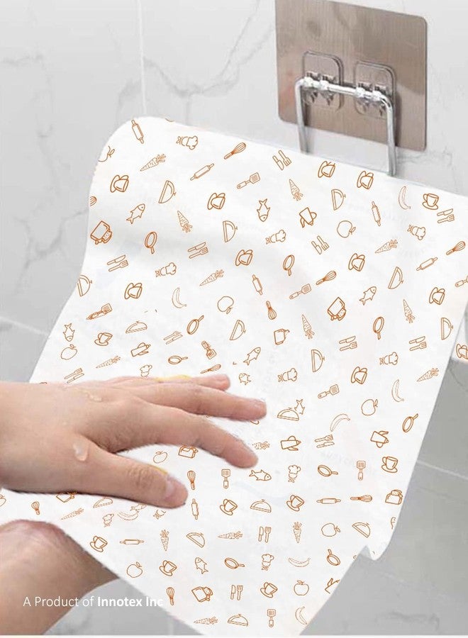 MASKING DRY KITCHEN ROLL - Dry Kitchen Tissue, Towel Paper Roll, Dry Cleaning Wipe -1 Rolls (50 Pulls Per Roll) in Purple - Image 3