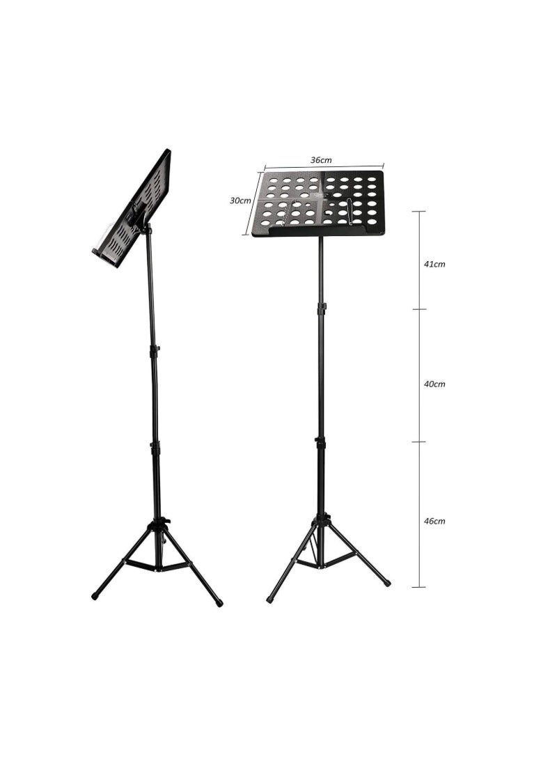 GOGOGO Adjustable Music Conductor Stand Folding Sheet Music Stand Lightweight Metal Music Holder Durable Tabletop For Guitar Piano - Image 3