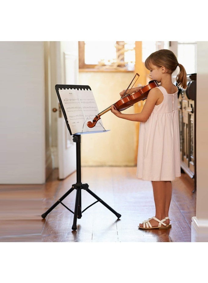 GOGOGO Adjustable Music Conductor Stand Folding Sheet Music Stand Lightweight Metal Music Holder Durable Tabletop For Guitar Piano - Image 5
