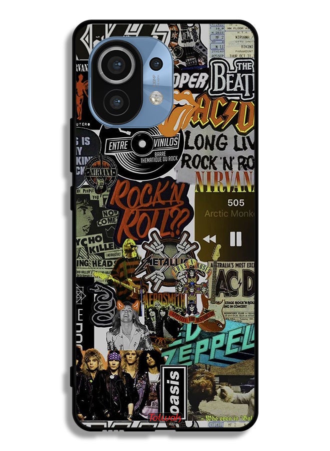 Tolwak Xiaomi Mi 11 Protective Case Cover Long Live Rock N Roll - Image 2