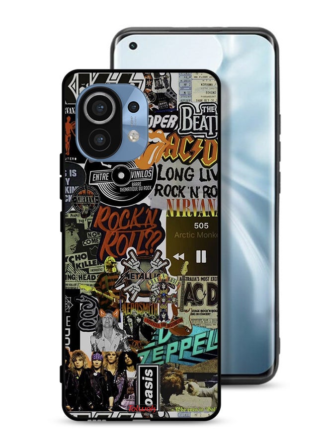 Tolwak Xiaomi Mi 11 Protective Case Cover Long Live Rock N Roll - Image 1