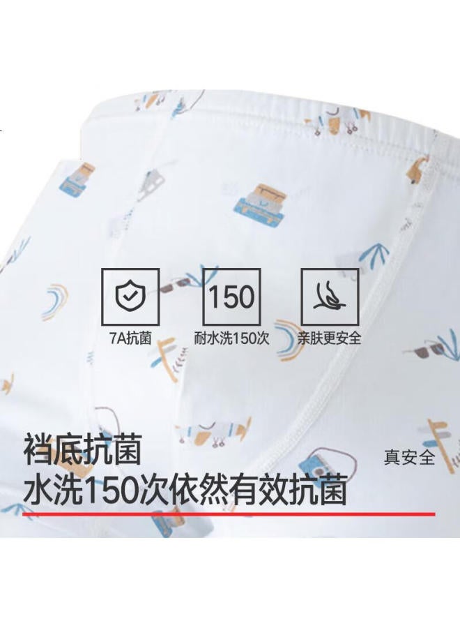 GB New Girls' Pure Cotton Underwear, Class A Boyshort Panties, Baby 7A Antibacterial Underwear, Summer Ultra-Thin, No Pinching Pp - Image 3