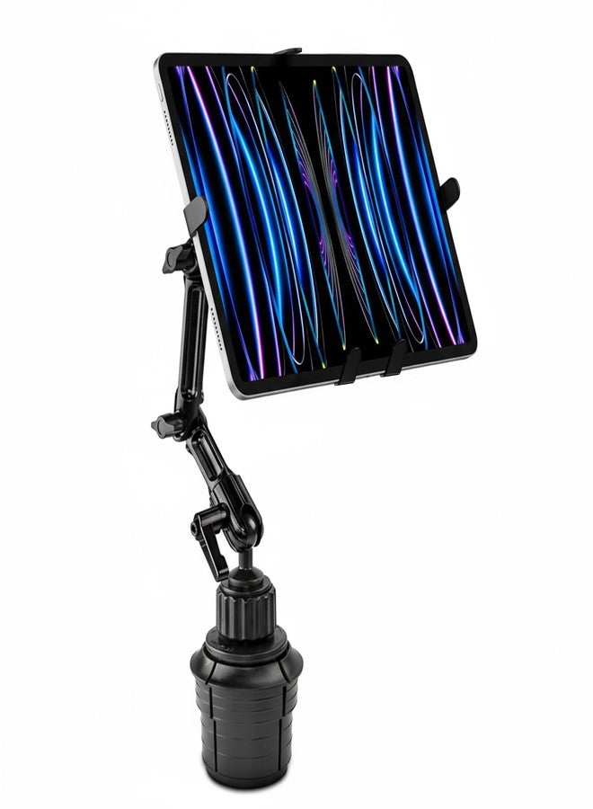 Mount-It! Mount-It! Cup Holder Tablet Mount, Universal Adjustable Car Mount for iPad, Mini iPad, Samsung Galaxy Including 7" to 11" Android Tablets up to 3.3 lbs (MI-7320) - Image 1