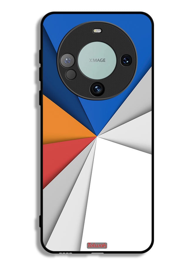 Tolwak Huawei Mate 60 Protective Case Cover Material Matches Abstract Art - Image 1