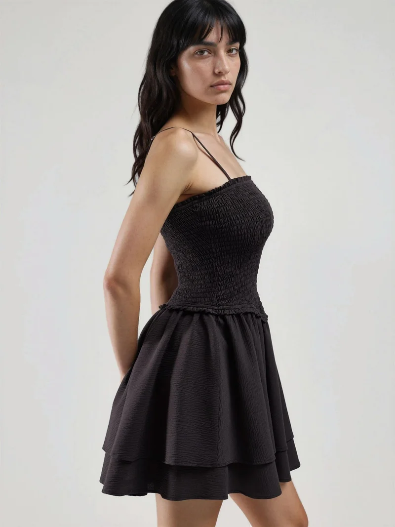 HICCUP Frilly Mini Dress