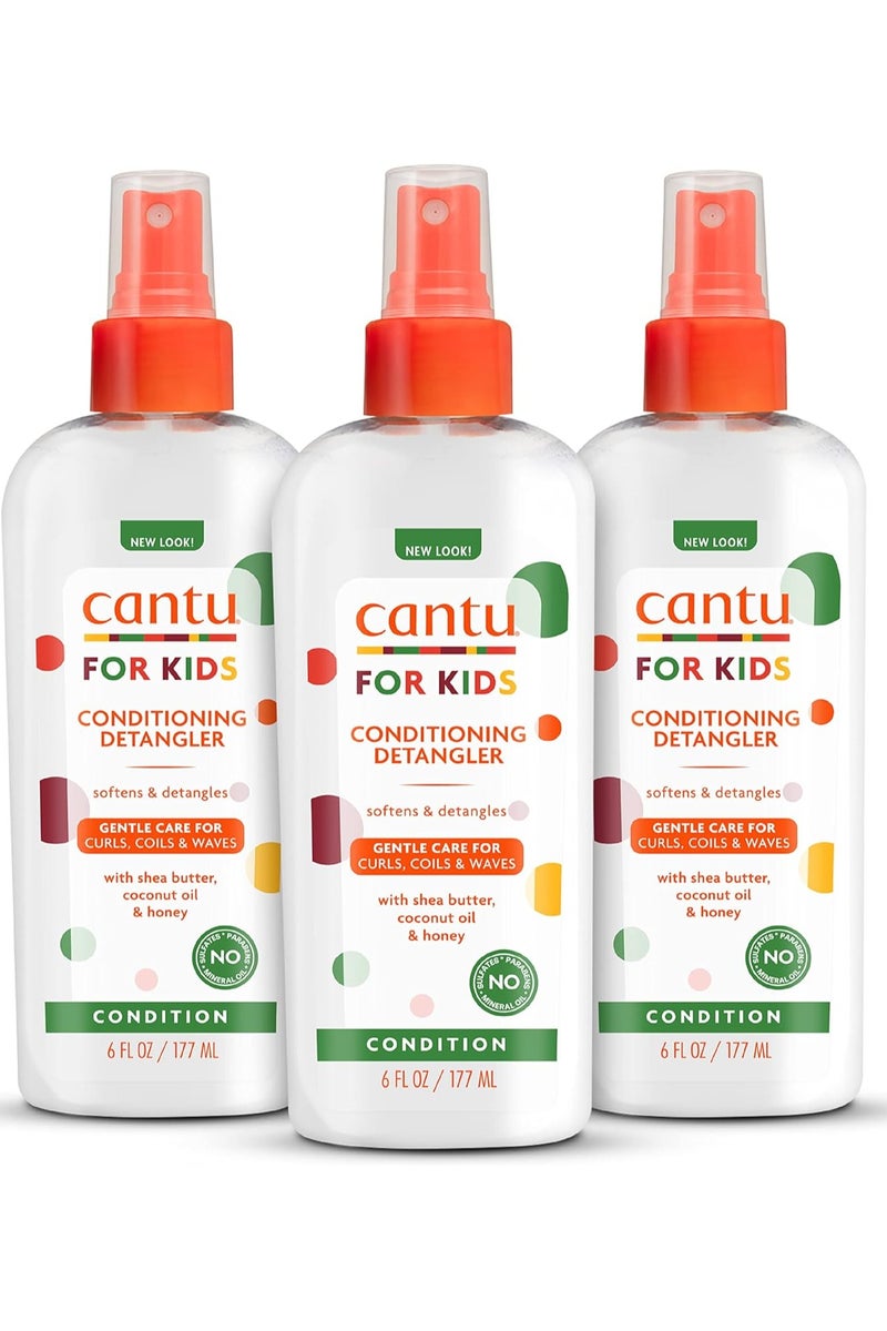 كانتو بلسم كانتو لفك تشابك الشعر بزبدة الشيا للأطفال 177 مل 3 قطع - Image 1
