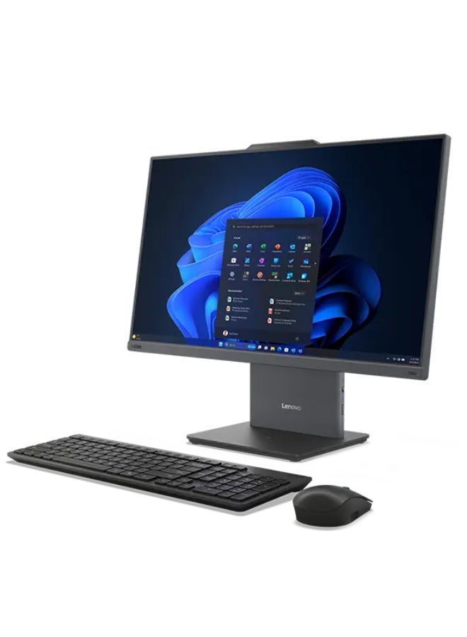 Lenovo ThinkCentre Neo 50a Gen 5 All-in-One Desktop PC, Intel Core 5 210H Processor, 8GB RAM, 512GB SSD, 23.8” FHD Display, Window 11 Pro , Wireless Keyboard&Mouse English Luna Grey - Image 2