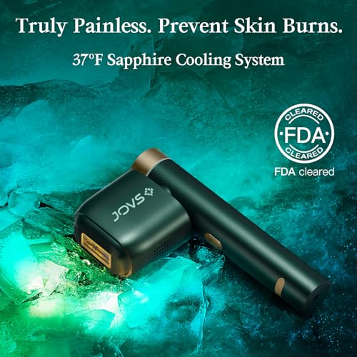 JOVS Laser Hair Removal, [24J Energy] IPL Hair Removal for Women and Men, 37°F Painless Sapphire Ice-Cooling Tech, 6 Modes for Whole Body Hair Removal Device, 2 in 1 Skin Rejuvenation, 330° Rotation - Image 2