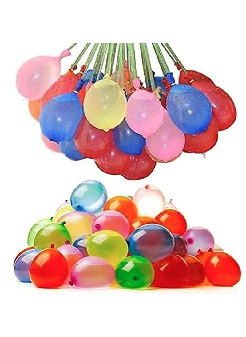 ECVV water balloons (111) pcs quick fill self sealing bunch of balloons in 3 refill kits for summer beach pool games water balloon bombs birthday party splash fight - MIX COLOR  - Image 1