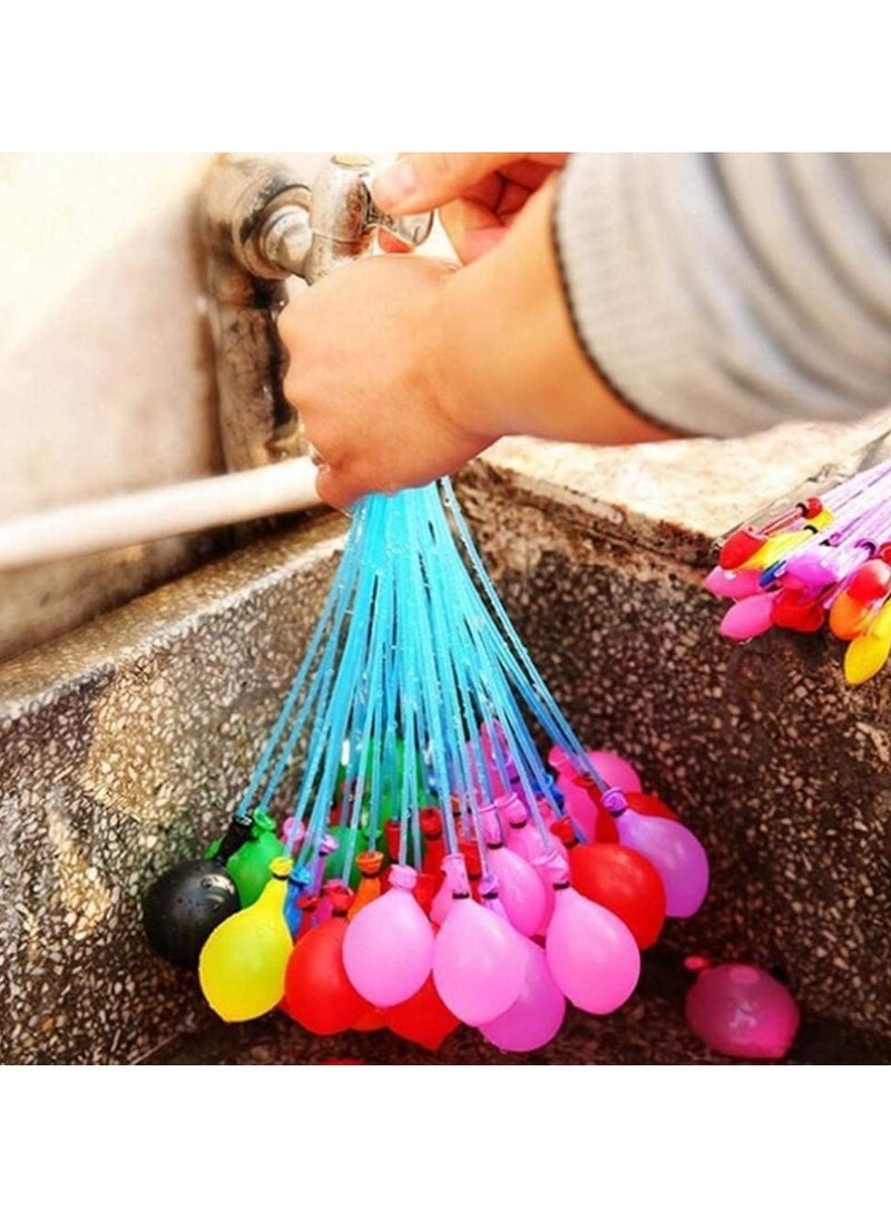 ECVV water balloons (111) pcs quick fill self sealing bunch of balloons in 3 refill kits for summer beach pool games water balloon bombs birthday party splash fight - MIX COLOR  - Image 5