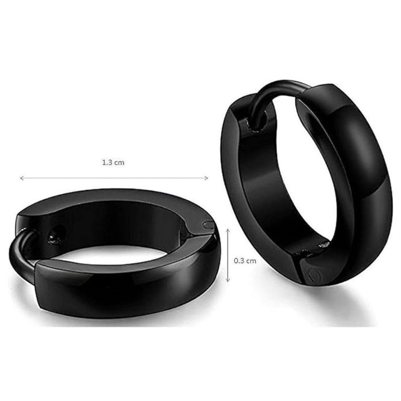 ASSU Clip On Earrings For Men Earrings For Men And Boys|fashion Hoop Earring For Men|stainless Steel Huggie Hoop Earrings | Birthday Gift For Men And Boys Anniversary Gift For Husband - Image 3