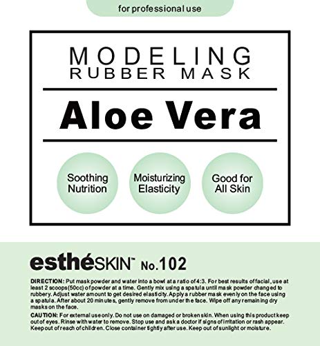 estheSKIN (2 pack) No.102 Aloe Vera Peel Off Type Modeling Rubber Mask Powder for Facial Skin Care Treatment, 35oz - Image 2