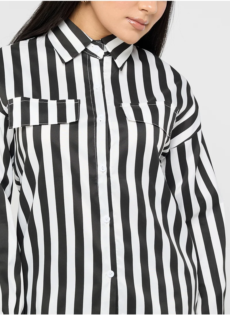 ايلا Striped Shirt