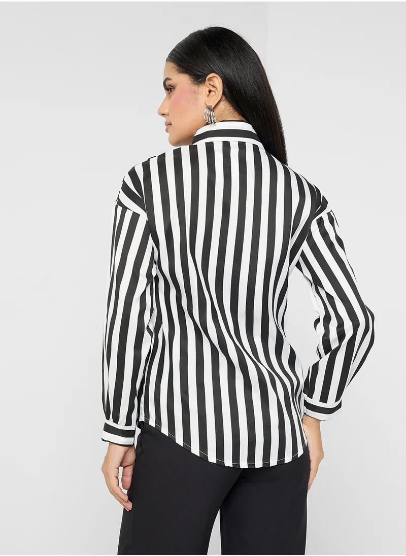 ايلا Striped Shirt