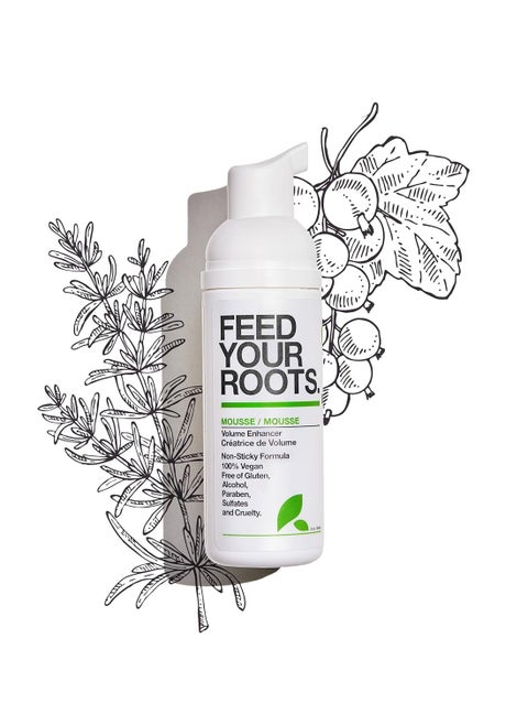 Yarok - Feed Your Roots Mousse - Volumize, Texturize & Transform - Volume Enhancer - Transform Curls - Non-Sticky & Non-Crunchy Formula - 100% Vegan - Gluten, Sulfate, Paraben & Cruelty Free - 8oz