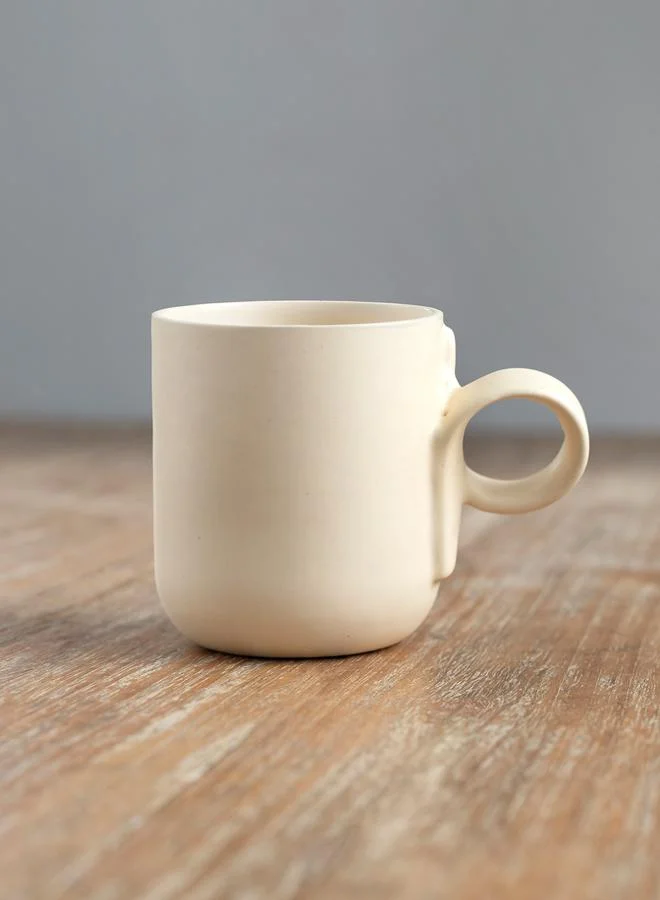Curate Home Loop Ceramic Mug White