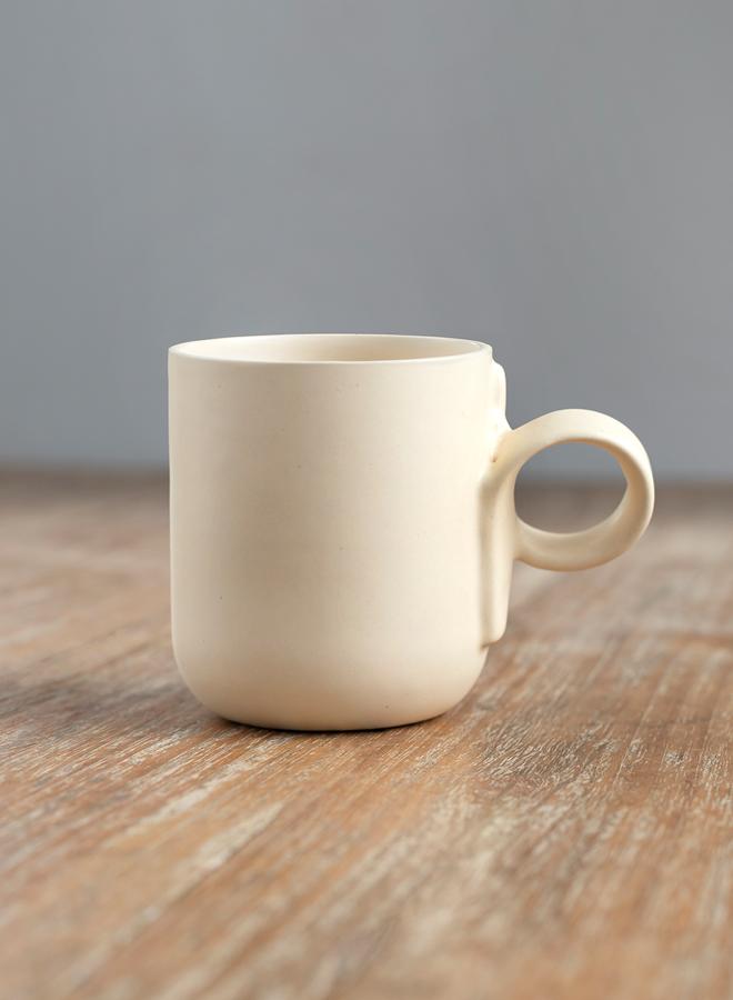 Curate Home Loop Ceramic Mug White - Image 2