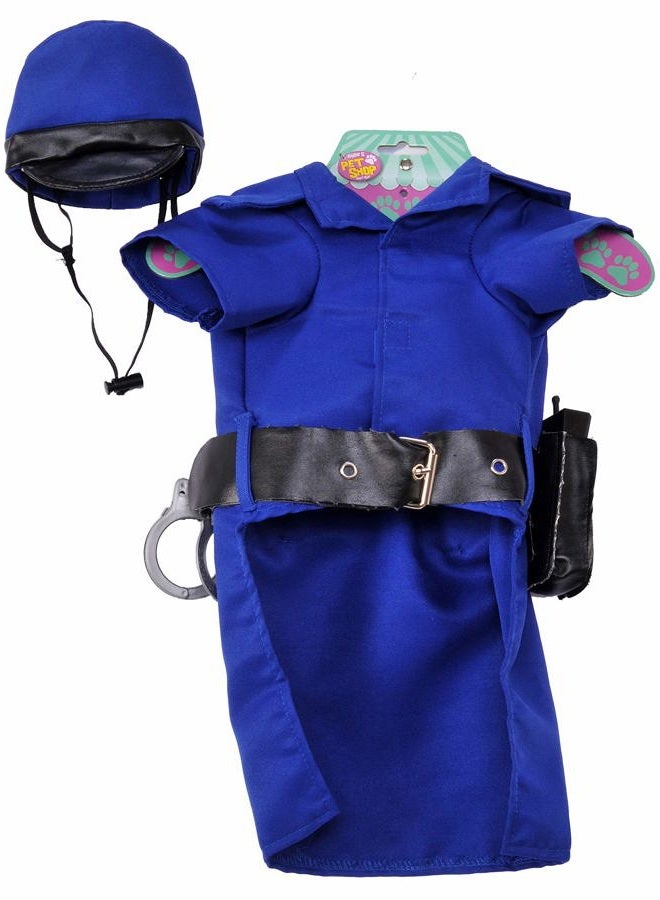RUBIE'S Police Dog Pet Costume, Large Blue - Image 2