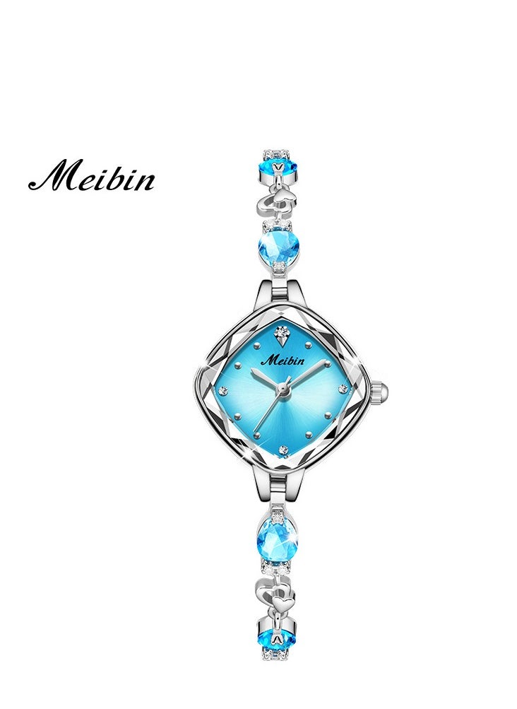 Meibin - Women's Fashion Diamond Inlaid Bracelet Watch - Image 1