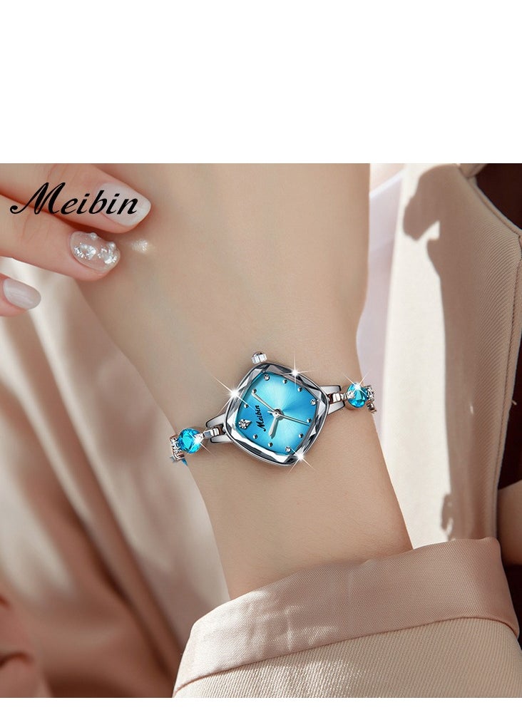 Meibin - Women's Fashion Diamond Inlaid Bracelet Watch - Image 1