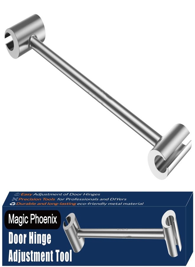 Magic Phoenix Hinges Gap Adjusting Wrench, Door Hinge Repair Tool, Upgraded Steel Double-ended Door Hinge Repair Wrench, Heavy-duty Door Hinge Adjustment Tool for Standard Round Bolts (0.315-0.75in) - Image 1