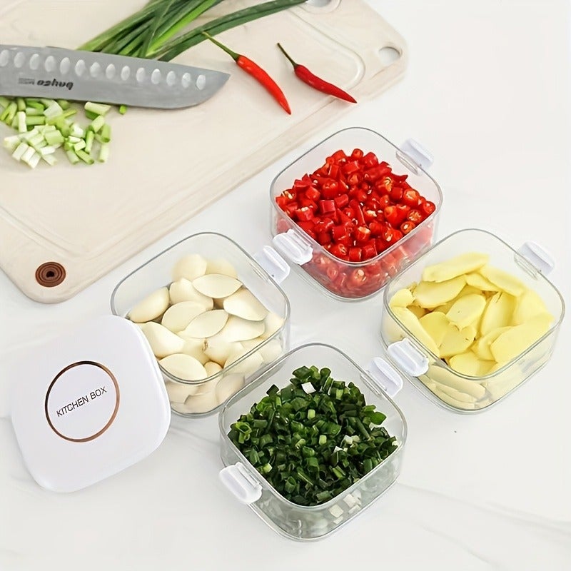 Stackable Airtight Spice Containers with Lids - PET Kitchen Storage Canisters for Herbs, Seasonings, and Spices - Multi-Purpose Detachable Organizer Set. Faridabio - Image 5