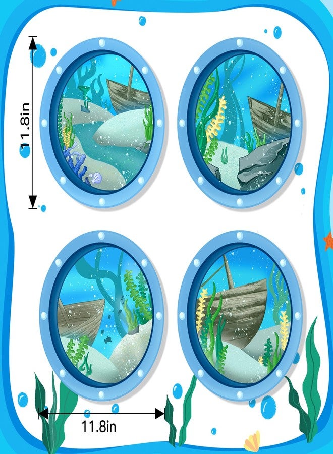 Bnesi 4 Pcs Funny Ocean Porthole Decor Y2K Room Decor Cool Room Decor Funny Room Decor for Teen Bedroom - Image 3