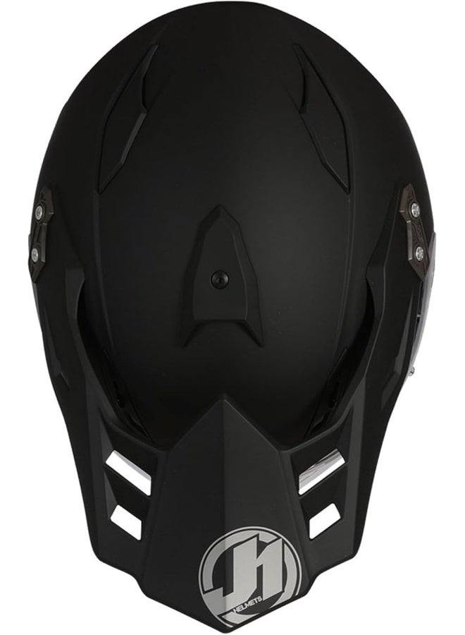 Just 1 J34 Pro 2206 Solid Motocross Helmet - Black Matt - Image 4