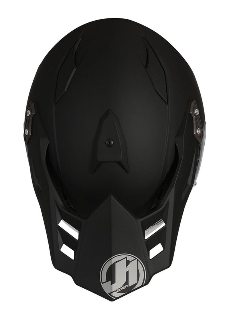 Just 1 J34 Pro 2206 Solid Motocross Helmet Black Matt - 680016  - Image 4